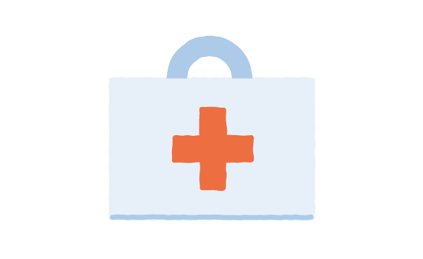 first aid kit illustration